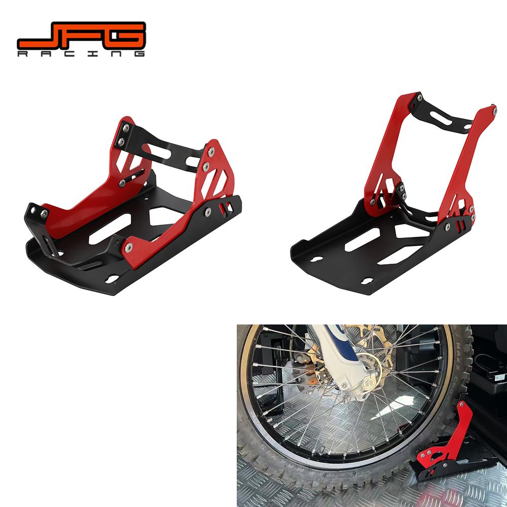 Cycling Gear Stand - Trailerrek aanhangerframe voorwiel vaste steunbeugel parkeren