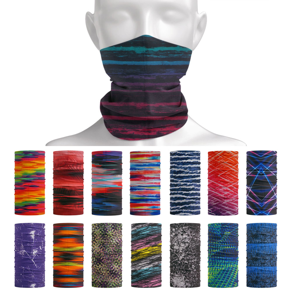 Cycling Gear For Women - Tie-Dye Strepen Patroon Nekchef Outdoor Zomerhaar