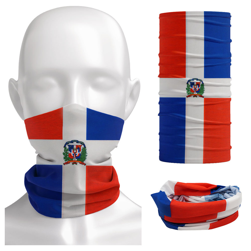 Cycling Gear For Women - Dominica Nationale Vlag Bandana Naadloze Zomer
