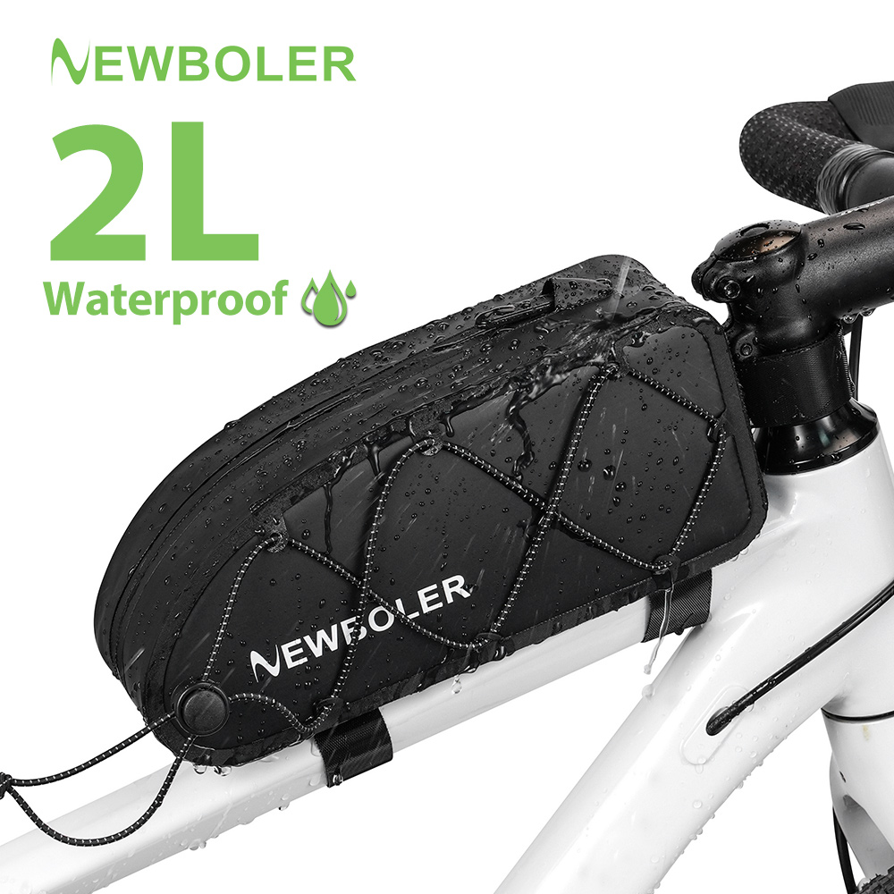 Cycling Gear Duffle - NEWBOLER 1.8L Fietstas Waterdichte reflecterende fietstas