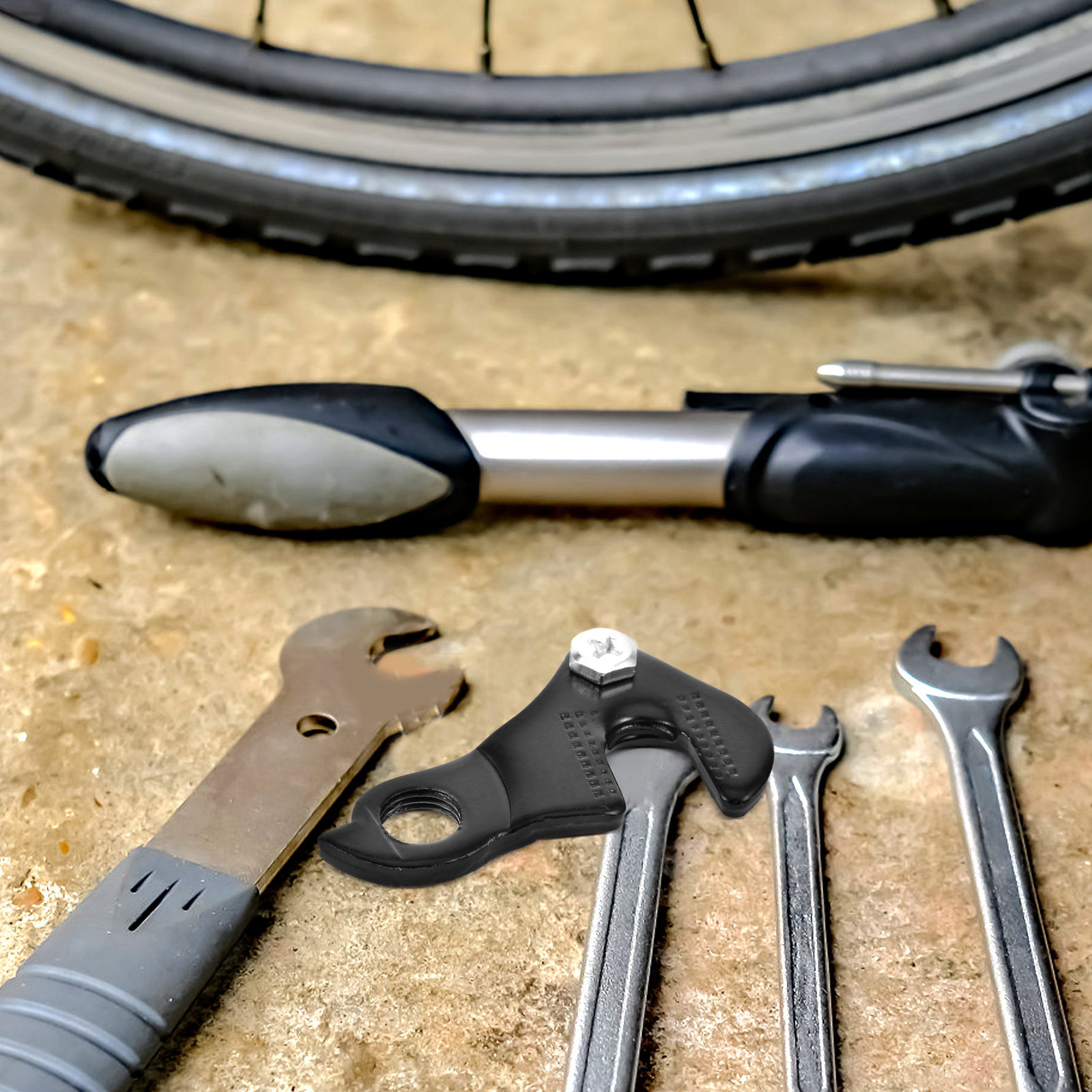 Road Cycling Essential Gear - Fiets Achterderailleurhanger IJzeren Frame Staartklem Solide
