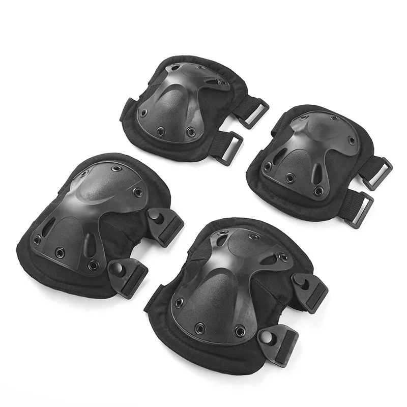 Cycling Gear Padding - Tactische knie-elleboogbeschermers Set Militaire training Knielen