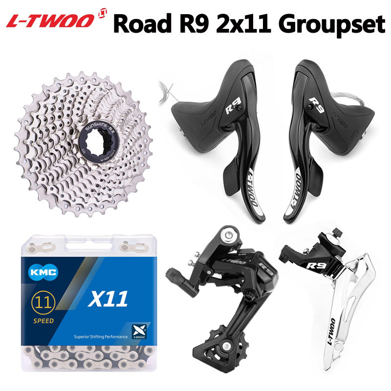 Cycling Gear Kit - LTWOO R9 2x11-speed racefietsderailleurs 22S FD