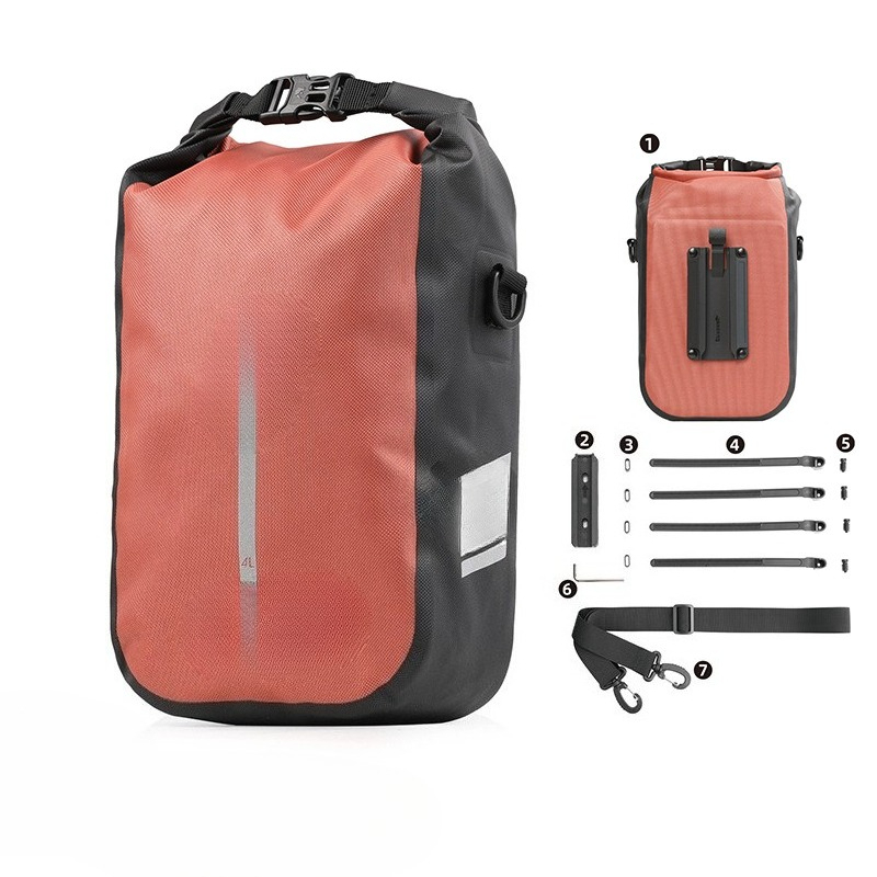 Cycling Hand Gear - Fietsentas 4L volledig waterdicht met snelontgrendelingsgesp