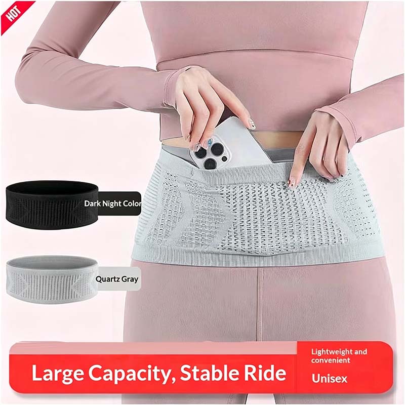 Cycling Gear Duffle - Onzichtbare anti-diefstal hardloopheuptas Ultradunne, ademende, nauwsluitende