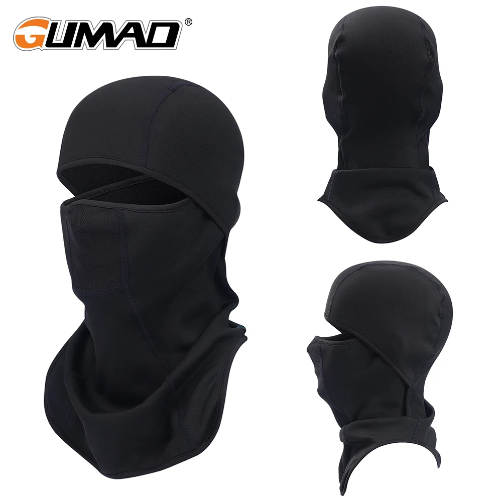 Aero Cycling Helmet - Winter Volgelaatsmasker Fleece Bivakmuts Thermische Nekwarmer