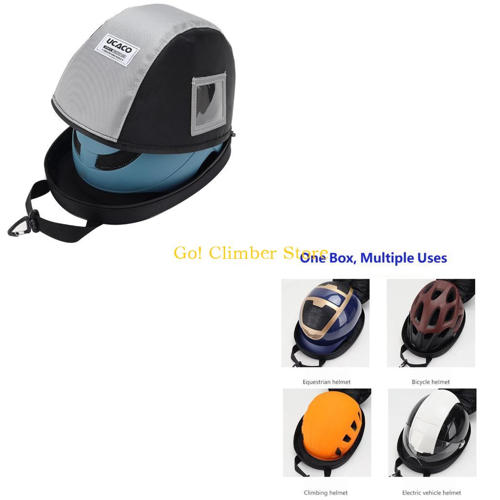 Cycling Gear Padding - Q84C gevoerde helmdraagtas voor ski-fietsuitrusting en