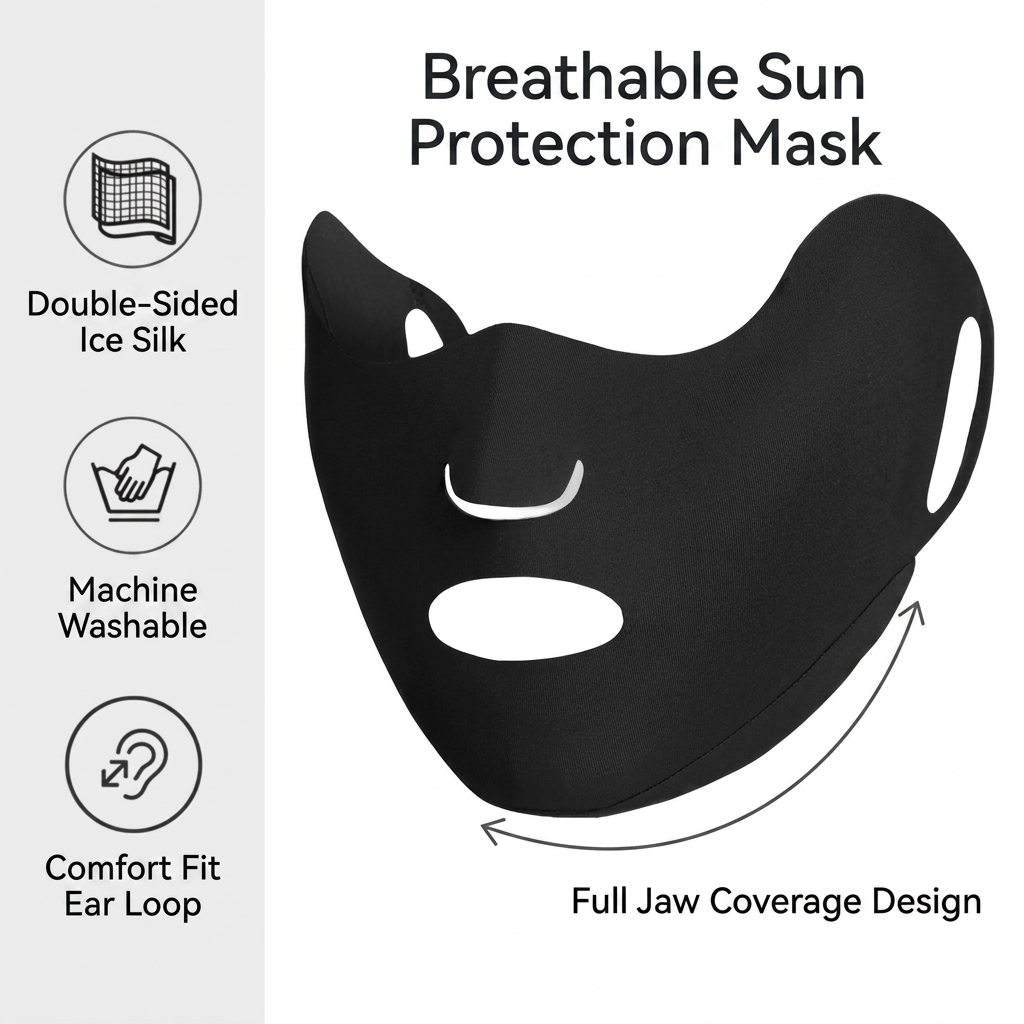 UV-bescherming gezichtsmasker  - Cycling Gear For Women recensie en prijs