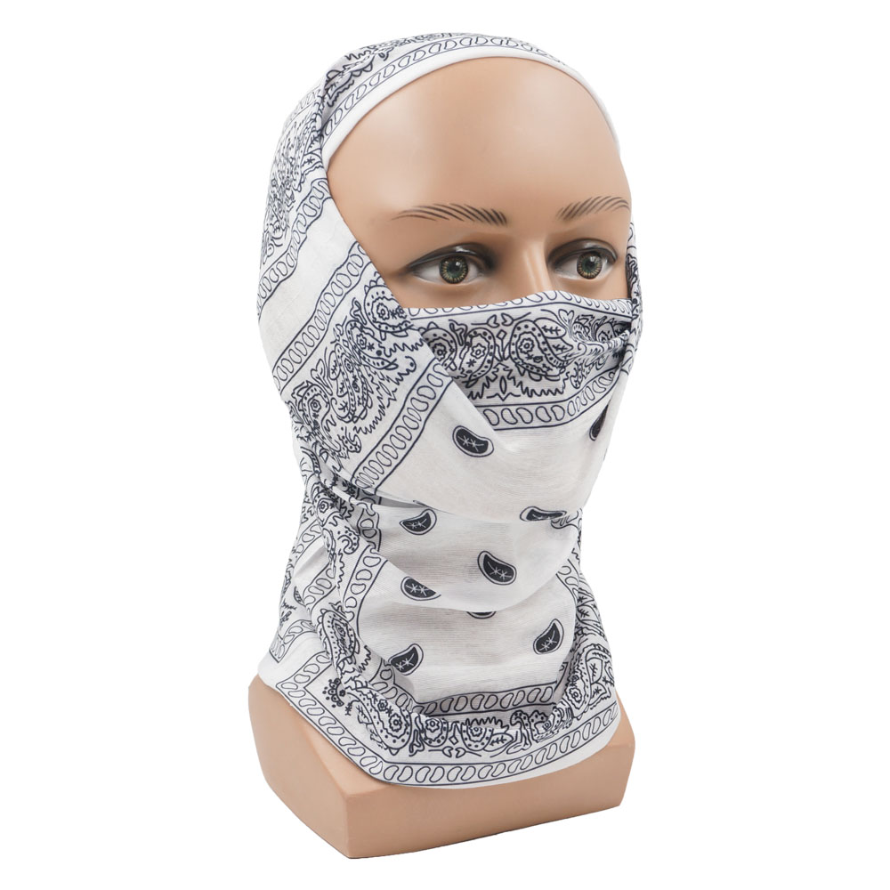 Wit Paisley Neck Gater Tube Ma - Cycling Gear For Women recensie en prijs