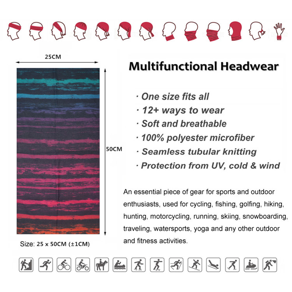 Tie-Dye Strepen Patroon Nekche - Cycling Gear For Women recensie en prijs