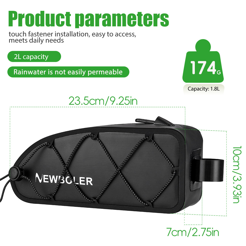 NEWBOLER 1.8L Fietstas Waterdi - Cycling Gear Duffle recensie en prijs