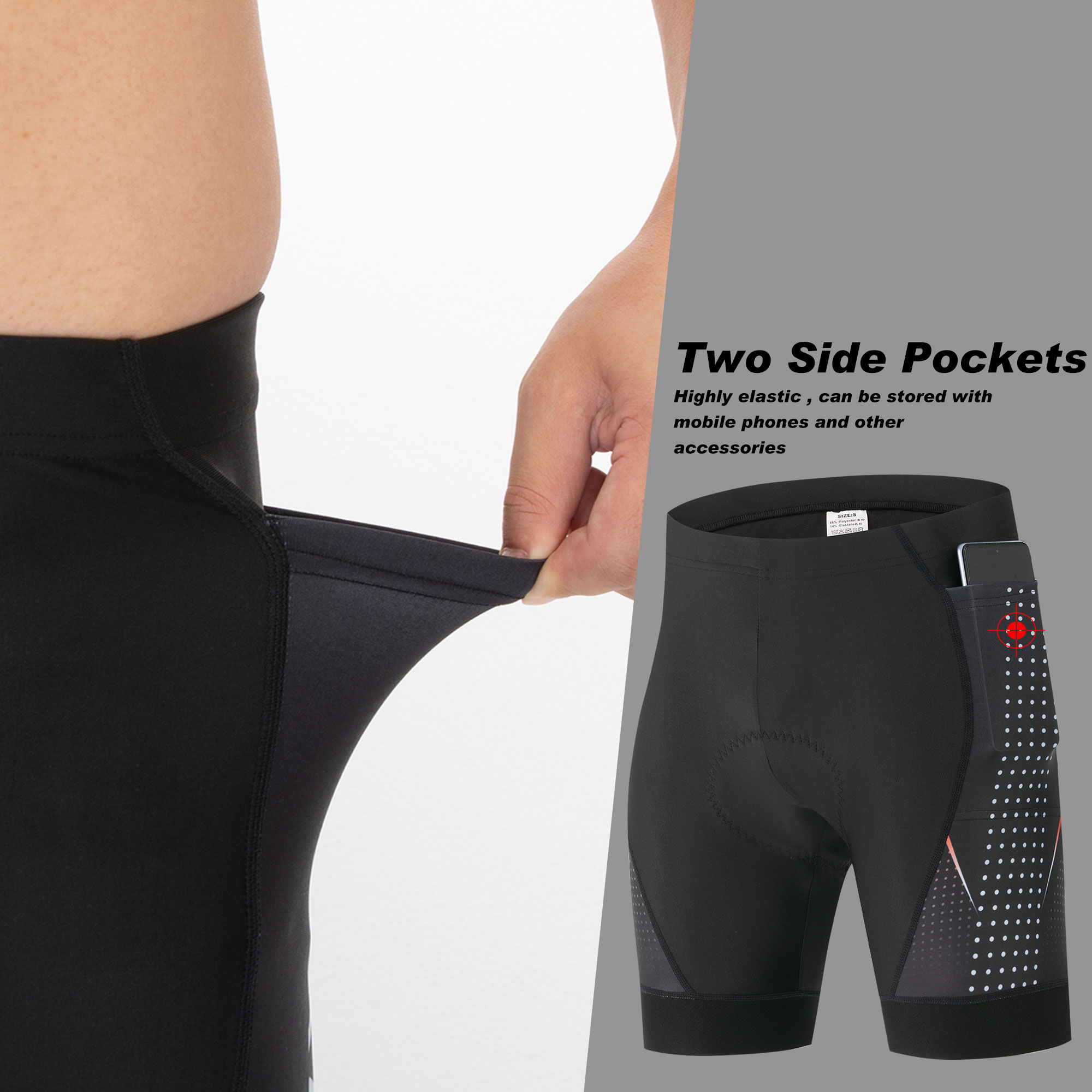 Premium fietsbroek met 5D gel  - Cycling Gear Padding recensie en prijs