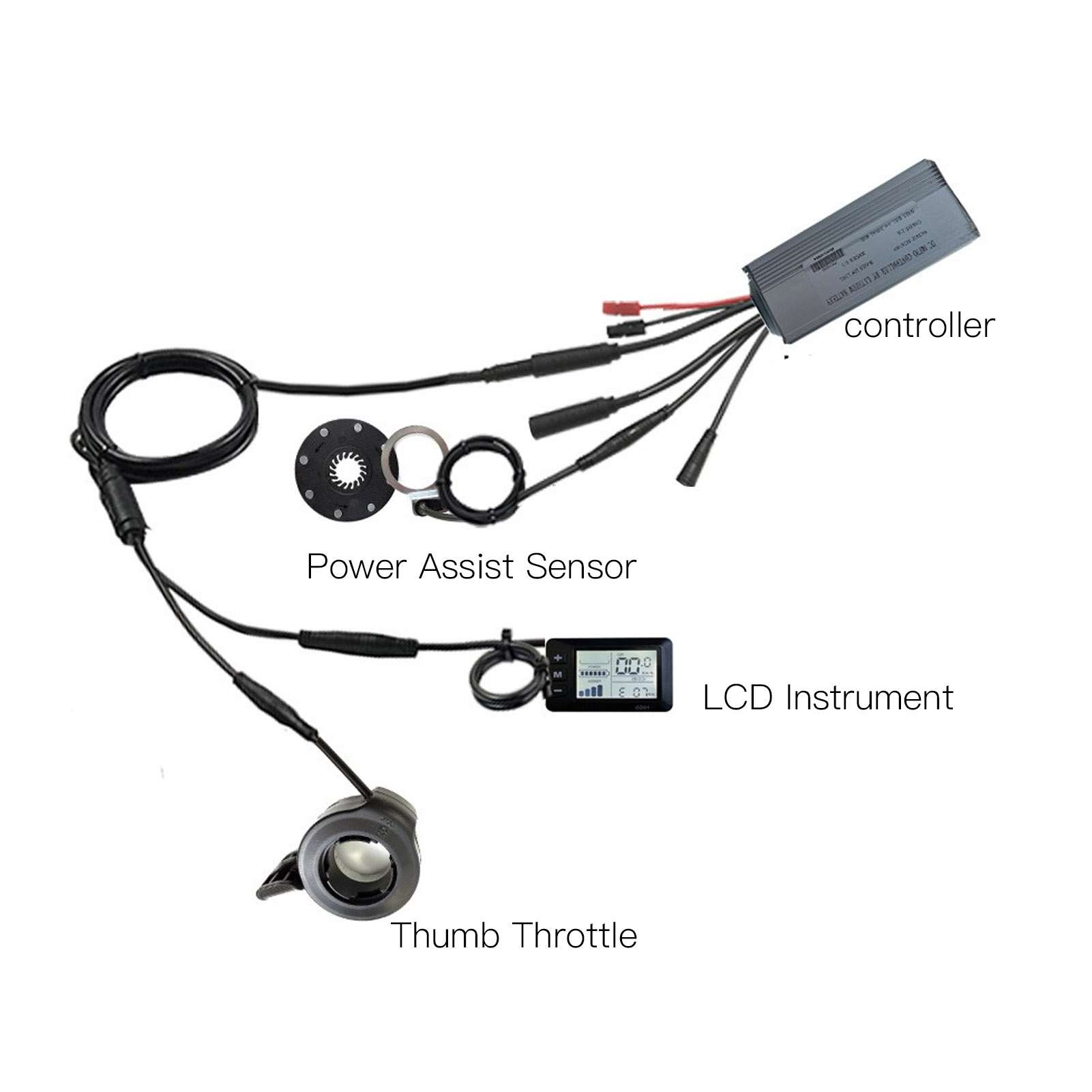 Elektrische fietsmotorcontroll - Cycling Gear Kit recensie en prijs