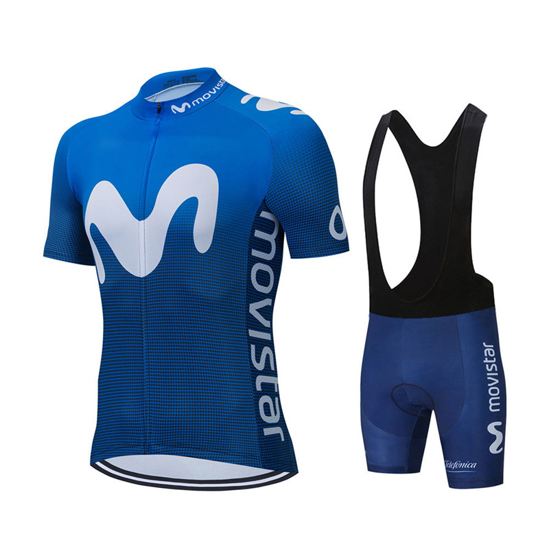 Nieuwe Zomer Movistar Team Wie - Cycling Bib Shorts recensie en prijs