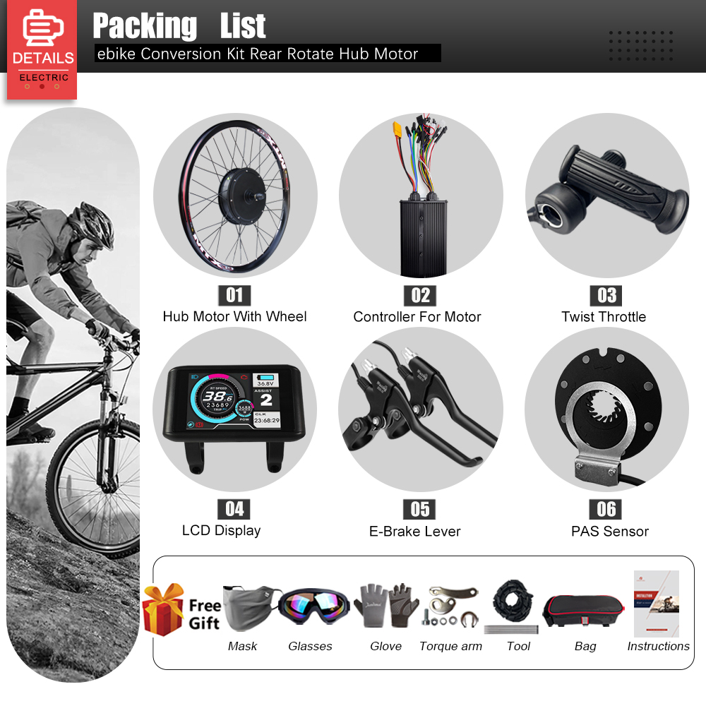 60V 3000W Elektrische Fiets Co - Cycling Gear Kit recensie en prijs