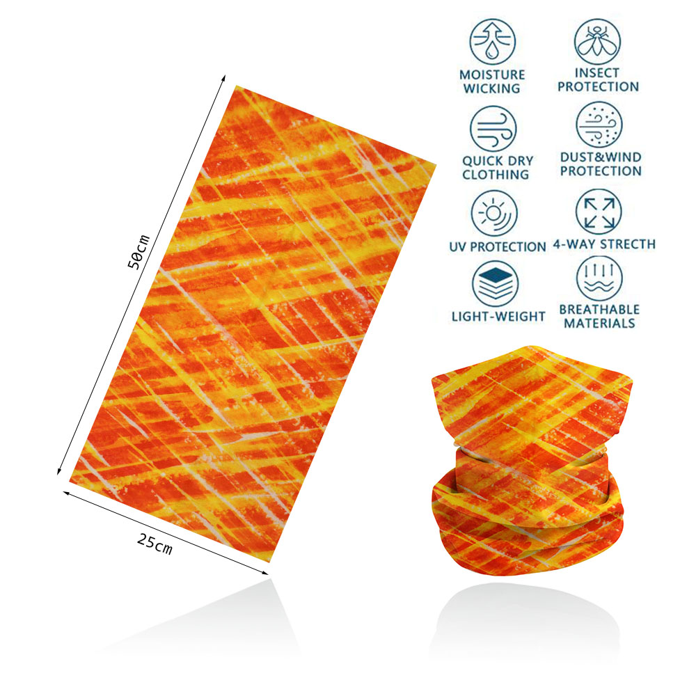 Kleurrijke prints haarbandana  - Cycling Gear For Women recensie en prijs