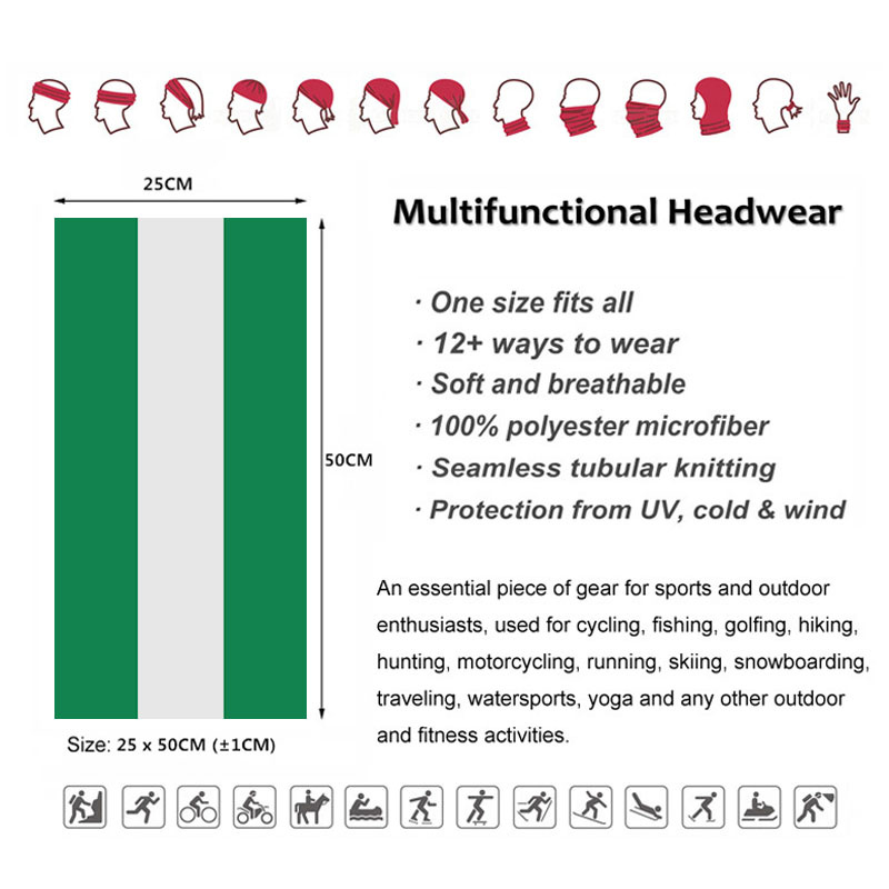 Nigeria Vlag Bandana Vrouwen H - Cycling Gear For Women recensie en prijs