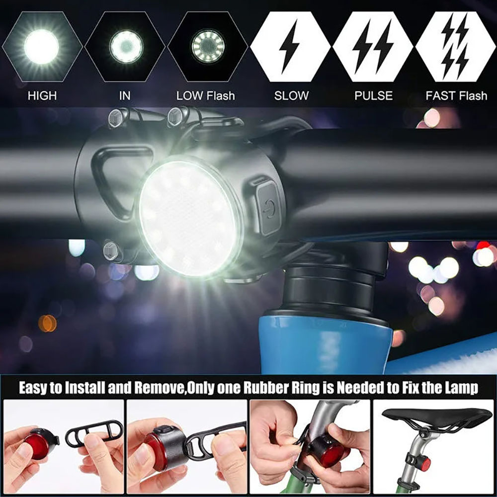 USB oplaadbare waterdichte LED - Bike Tail Light recensie en prijs